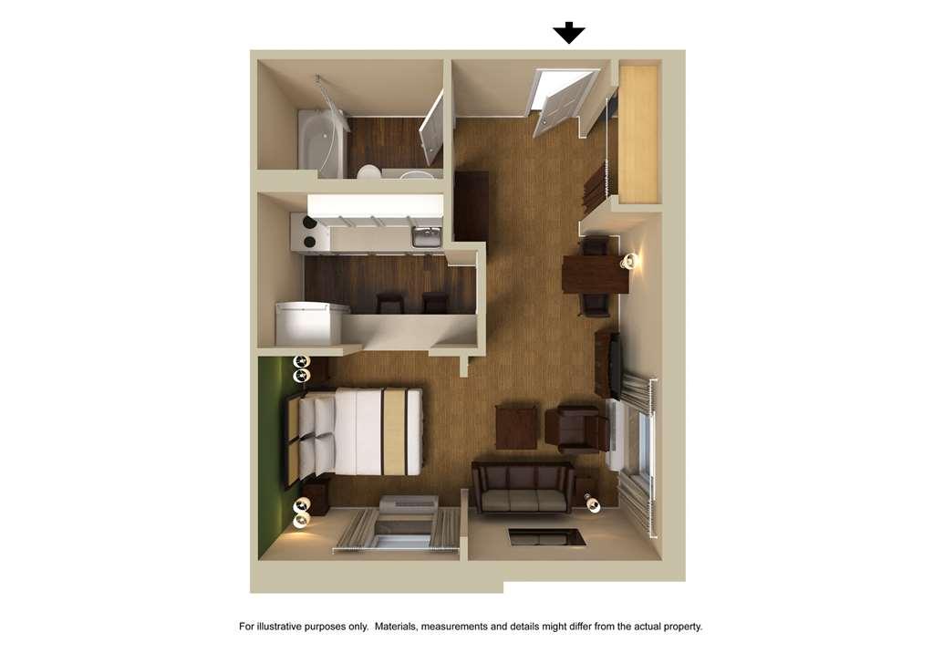 Hometowne Studios And Suites By Red Roof Greensboro Zimmer foto